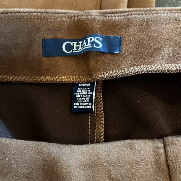 Ralph Lauren Chaps, suede like pants size medium - Picture 3 of 3
